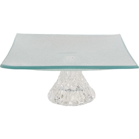 Clayre & Eef Decoratie Schaal Glas 19x19x7cm