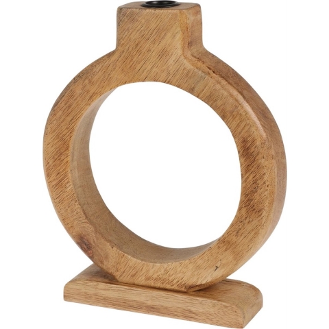 Kandelaar Rond 21cm Mango Hout