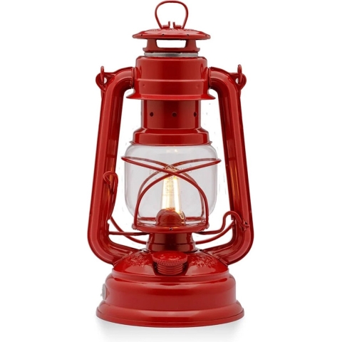 LED Stormlamp 276 robijn rood - Feuerhand