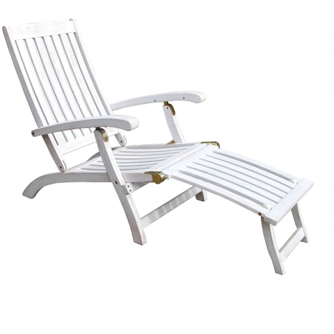 Deckchair Acacia - White wash OWN - Own