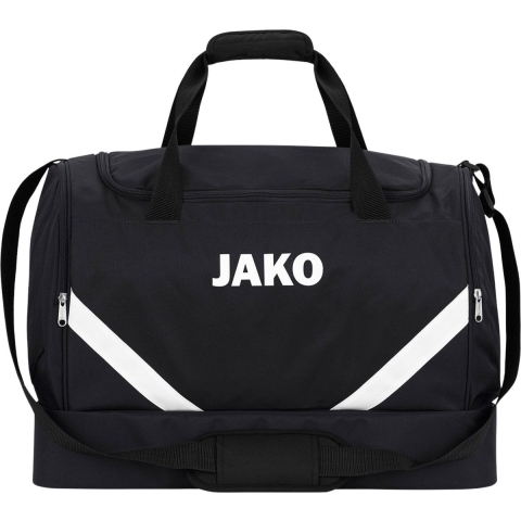 JAKO 2024 Sporttas Iconic Met Bodemvak - Zwart - S (ca. 30 Liter)