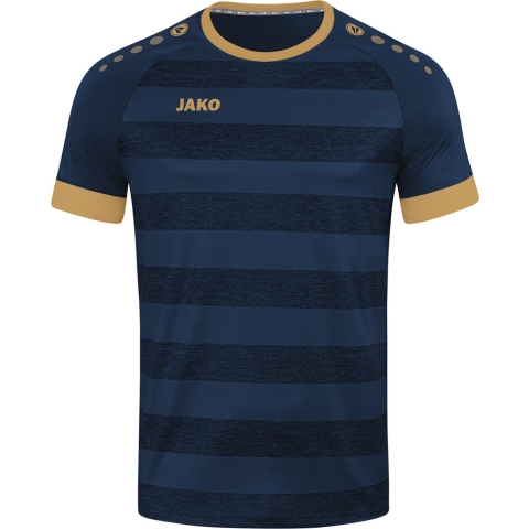 JAKO 4214 Shirt Celtic Melange Km - Navy/Goud - M