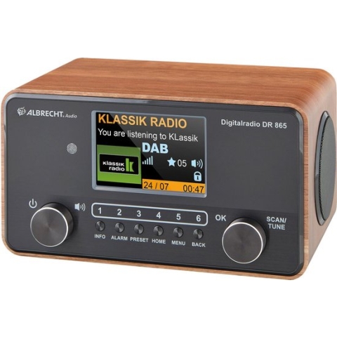 Albrecht DR 865 Senior  - Radio - De gebruiksvriendelijke radio - DAB+ - FM - Bluetooth