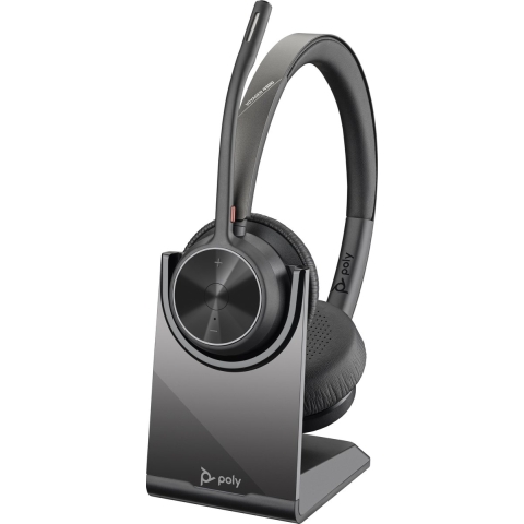 HP Poly Voyager 4320 USB-C Headset +BT700 Dongle On Ear headset Computer Bluetooth Stereo Zwart Noise Cancelling