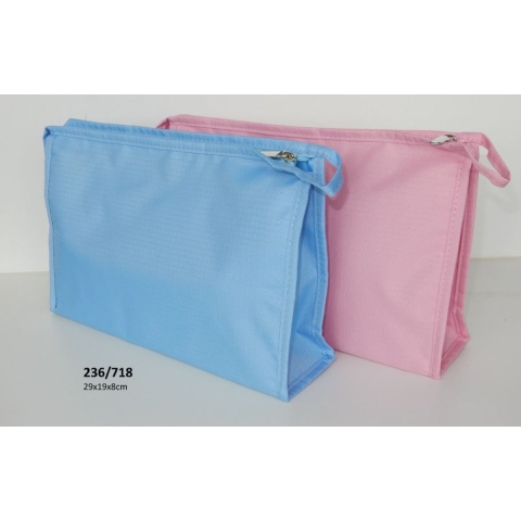 Toilettas Roze Of Zilver 29x19x8cm