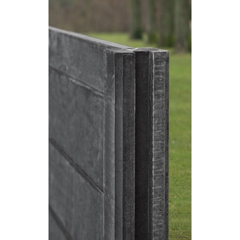 Berton sleufpaal Reest antraciet driewegsmodel 280 Tuindeco - Tuindeco