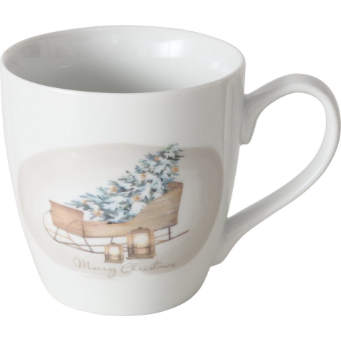 Boltze Home Jumbo-mok Sleigh 480 Ml Porselein