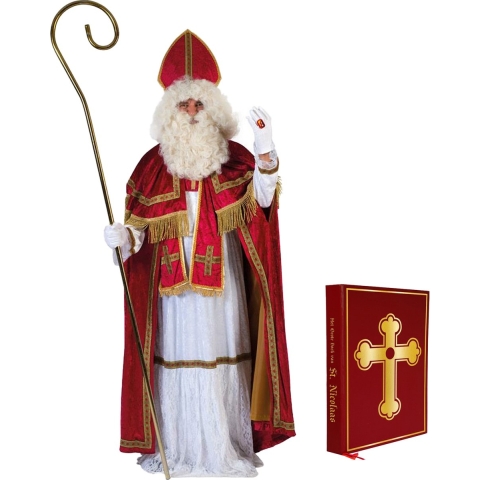 Compleet Sinterklaas kostuum inclusief boek One size -