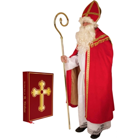 Compleet Sinterklaas kostuum inclusief boek One size -
