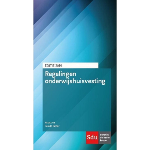 Regelingen Onderwijshuisvesting (Paperback)