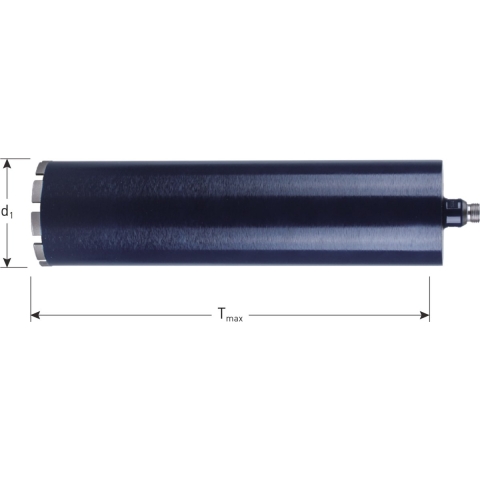 Rotec Diamantboor NAT 10x400x1/2 ring 1,8x9,0 blauw - 7700100