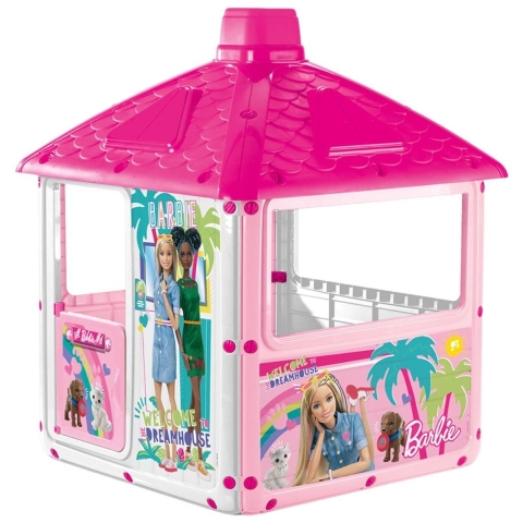 Barbie City Speelhuis 132x104x104 cm Roze/Wit
