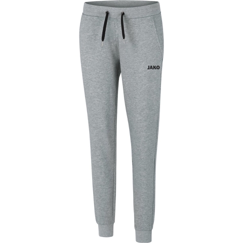JAKO 6565D Joggingbroek Base Met Boord Dames - Lichtgrijs Gemeleerd - 38