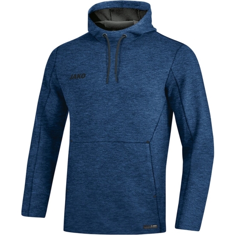 JAKO 6729 Sweater Met Kap Premium Basics - Marine Gemeleerd - M