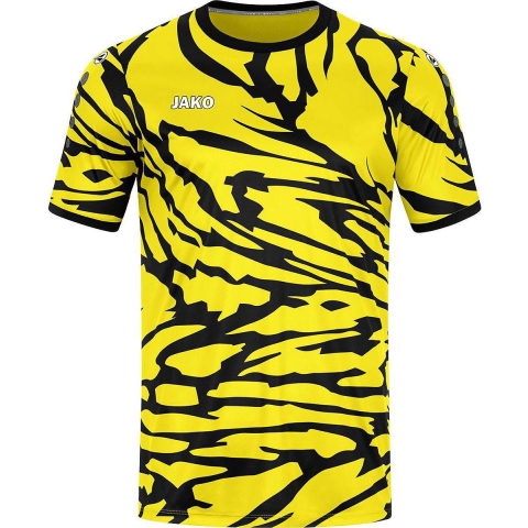 JAKO 4242 Shirt Animal Km - Citroen/Zwart - M