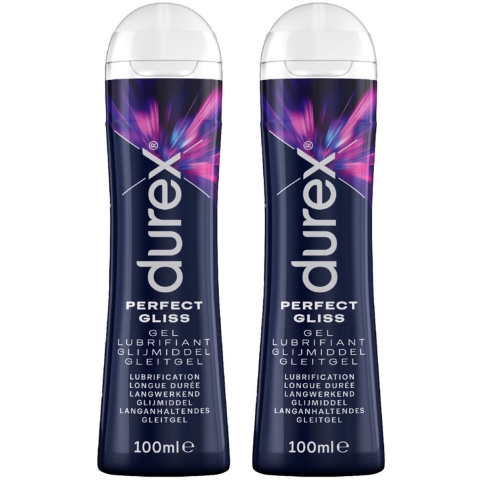 2x Durex Glijmiddel Perfect Gliss 100 ml