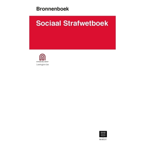 Sociaal Strafwetboek (Bronnenboek) (Paperback)