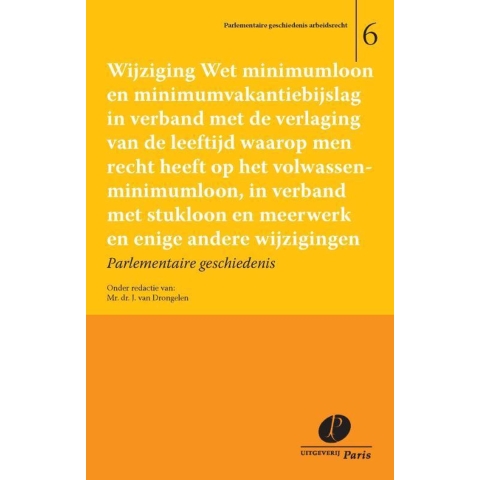 Wijziging Wet minimumloon en minimumvakantiebijslag in verband met de verlaging van de leeftijd waar