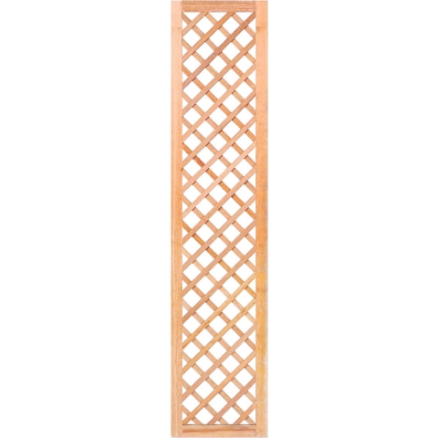 Trellis diagonaal met lijst hardhout 90 cm Tuindeco - Tuindeco
