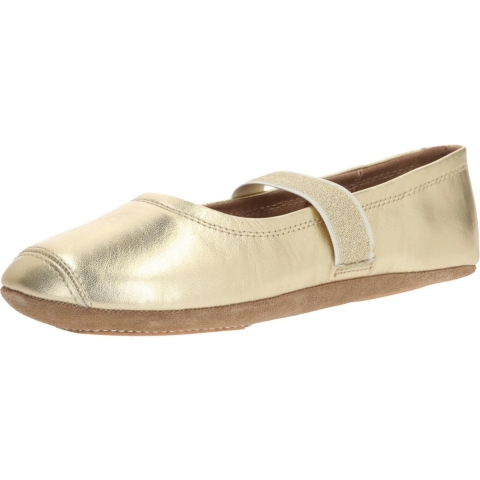Bisgaard Ballerina Pantoffels - Goud - Bisgaard - 29 - Leren Slippers