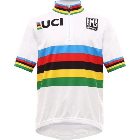 UCI WORLD CHAMPION 2025 kinderfietsshirt, Maat L