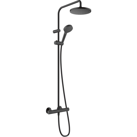 hansgrohe Vernis Blend Showerpipe 200 1jet met douchethermostaat mat zwart