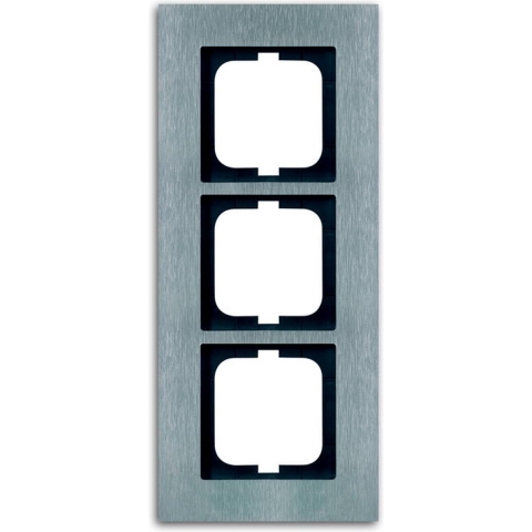 Busch-Jaeger 2CKA001754A4256 Frame Frame 3-voudig RVS 1 stuk(s)