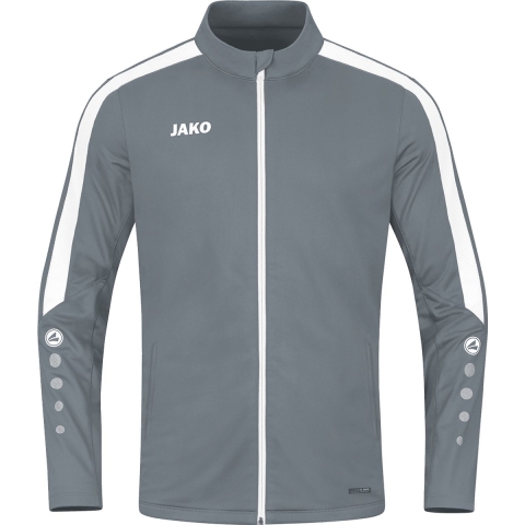 JAKO 9323K Polyestervest Power Kids - Steengrijs - 140