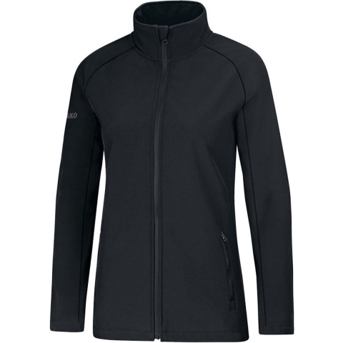 JAKO 7604 Softshelljas Team - Zwart - 4XL