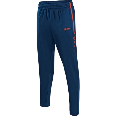 JAKO 8495 Trainingsbroek Active - Navy/Flame - XXL