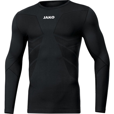 JAKO 6455 Longsleeve Comfort 2.0 - Zwart - L