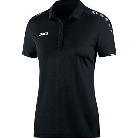 JAKO 6350D Polo Classico Dames - Zwart - 42