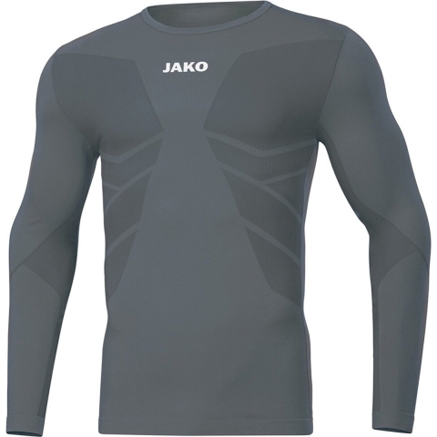JAKO 6455 Longsleeve Comfort 2.0 - Steengrijs - 3XS