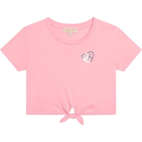 Michael Kors T-Shirt - Cropped - Gewassen Roze - Michael Kors - 10 jaar (140) - T-Shirt