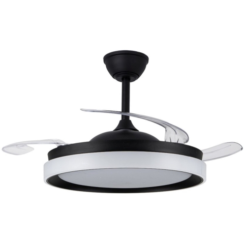CristalRecord Plafondventilator Brisa Ø 106 cm zwart