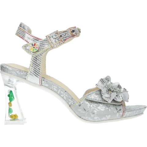 Laura Vita Nino 324 Argent Pumps