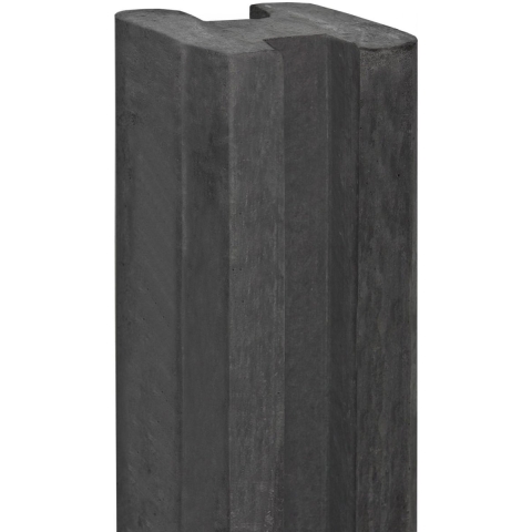 Berton sleufpaal Reest gecoat tussenmodel 316 cm met kabeldoorvoer Tuindeco - Tuindeco