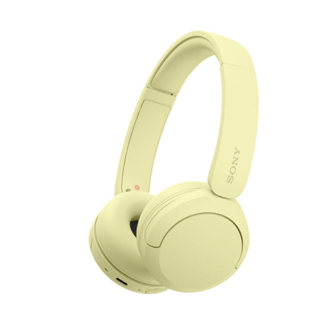 Sony WH-CH520 draadloze bluetooth-koptelefoon， tot 50 uur batterijduur met snellaadfunctie， on-ear stijl - geel