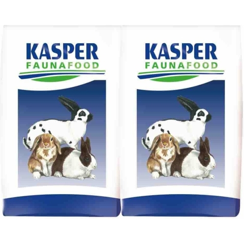2x Kasper Faunafood Konijnenkorrel Hobby 20 kg