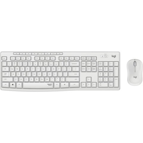 Logitech MK295 Silent - Draadloze muis en toetsenbord - QWERTZ Duits / Wit