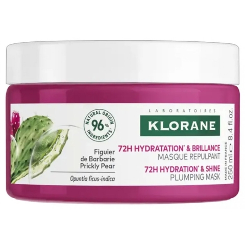 Klorane Hydratatie&Glans Opvullend Masker met Cactusvijg | 250 ml