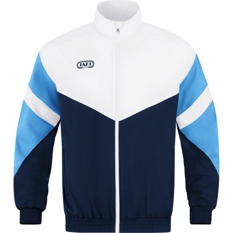 JAKO 9811 Vest Retro - Marine/Wit/Hemelsblauw - 3XL