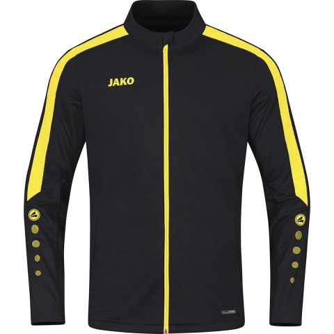 JAKO 9323 Polyestervest Power - Zwart/Citroen - 4XL