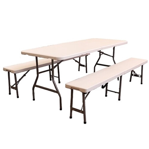 Party Set Tafel en 2 Banken - Buitengewoon de boet