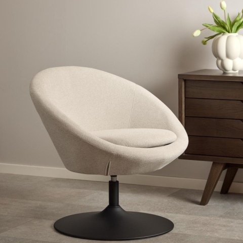 by fonQ Kian Fauteuil - Ronde Voet - Beige