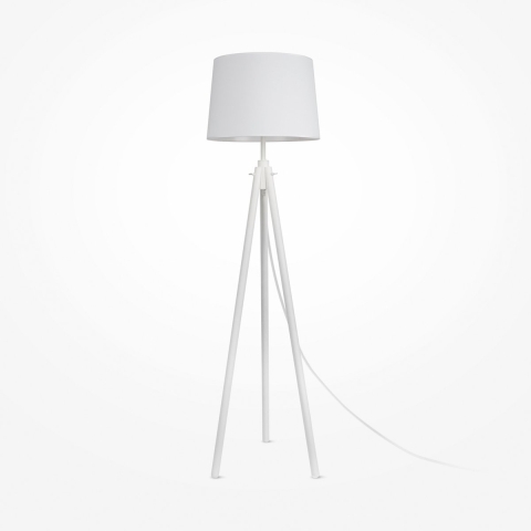 Maytoni - Vloerlamp Calvin - Wit - Ø44