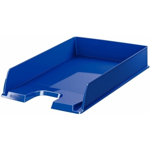 Esselte Brievenbakje/postvakje - 8x - blauw - A4 formaat - stapelbaar - bureau oprganizer -