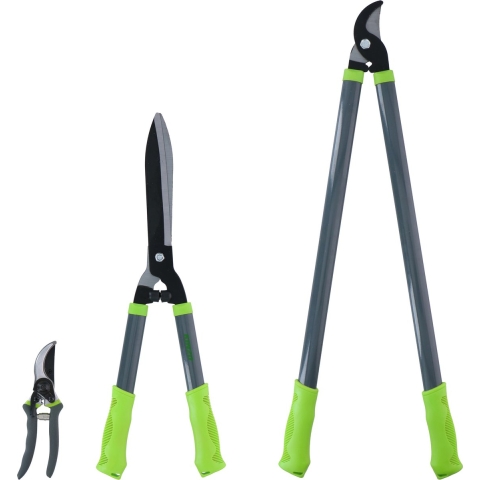 Snoei combinatie set - takkenschaar/snoeischaar/heggenschaar - 3x stuks -