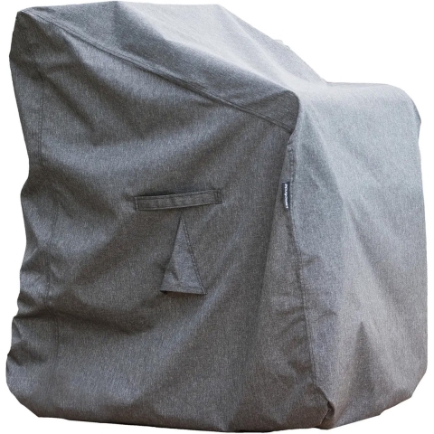 Hesperide Tuinstoelen Beschermhoes Hambo - grijs - polyester - waterafstotend - 70 x 70 x 120 cm -