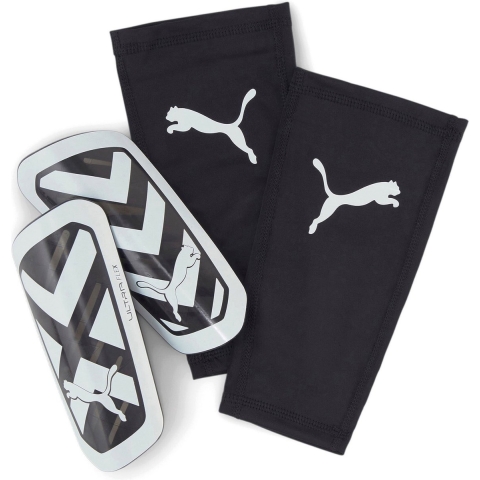 Puma Scheenbeschermers - Ultra Flex Sleeve - Zwart/Wit - Puma - M - Medium - Scheenbeschermers